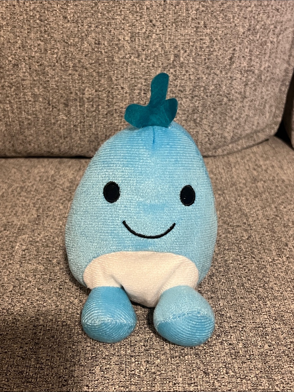 Blue Plush Whale Toy - Soft Kids Stuffed Animal